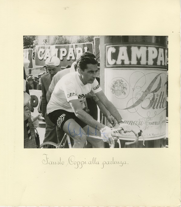 GP 2° DCM LUGANO 1956 COPPI ALLA PARTENZA © Courtesy Galleria Campari