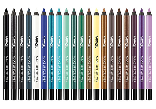 AQUA XL EYE PENCIL La nuova matita occhi nella linea extra waterproof e a lunga tenuta per eccellenza di MAKE UP FOR EVER