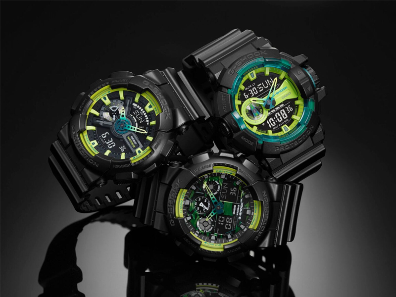 Casio G-SHOCK Lime Accent Color