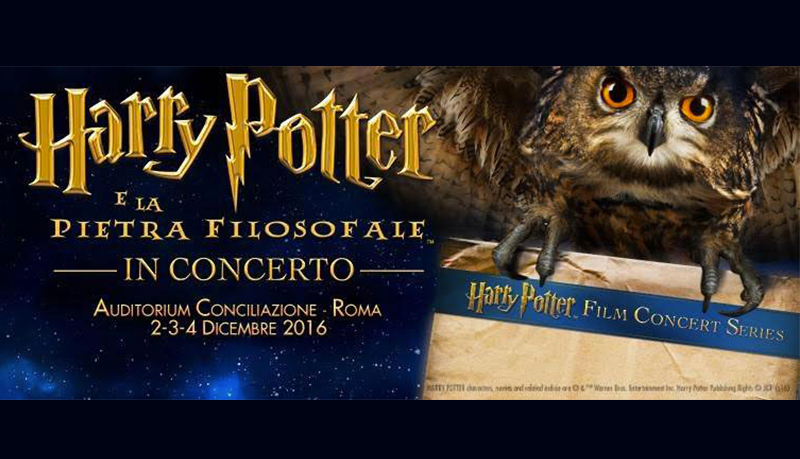 HARRY POTTER IN CONCERT – prima assoluta italiana