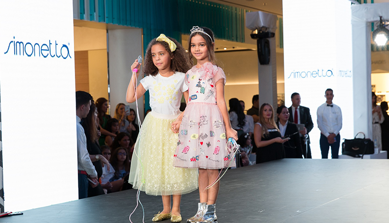 Simonetta ha sfilato al Level Kids, City Walk di Dubai