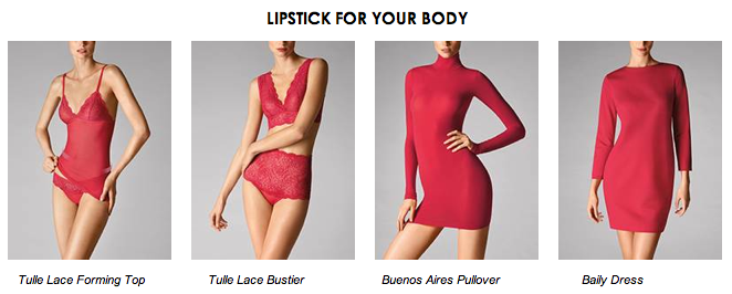 Wolford-LIPSTICK FOR YOUR BODY