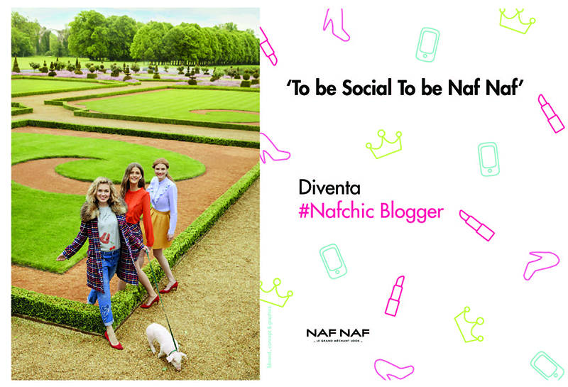 Naf Naf, al via la seconda fase del concorso ‘To be Social To be Naf Naf’ – Diventa #Nafchic Blogger
