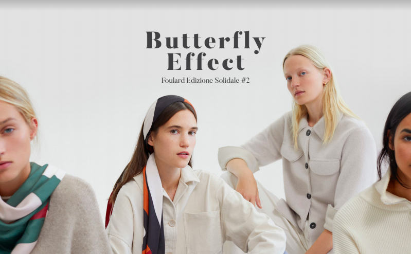 Parfois lancia la seconda edizione della campagna di solidarietà Butterfly Effect Il foulard di solidarietà Parfois Butterfly Effect, il cui valore delle vendite andrà interamente a istituzioni che sostengono la lotta contro i tumori, ritorna per la seconda edizione
